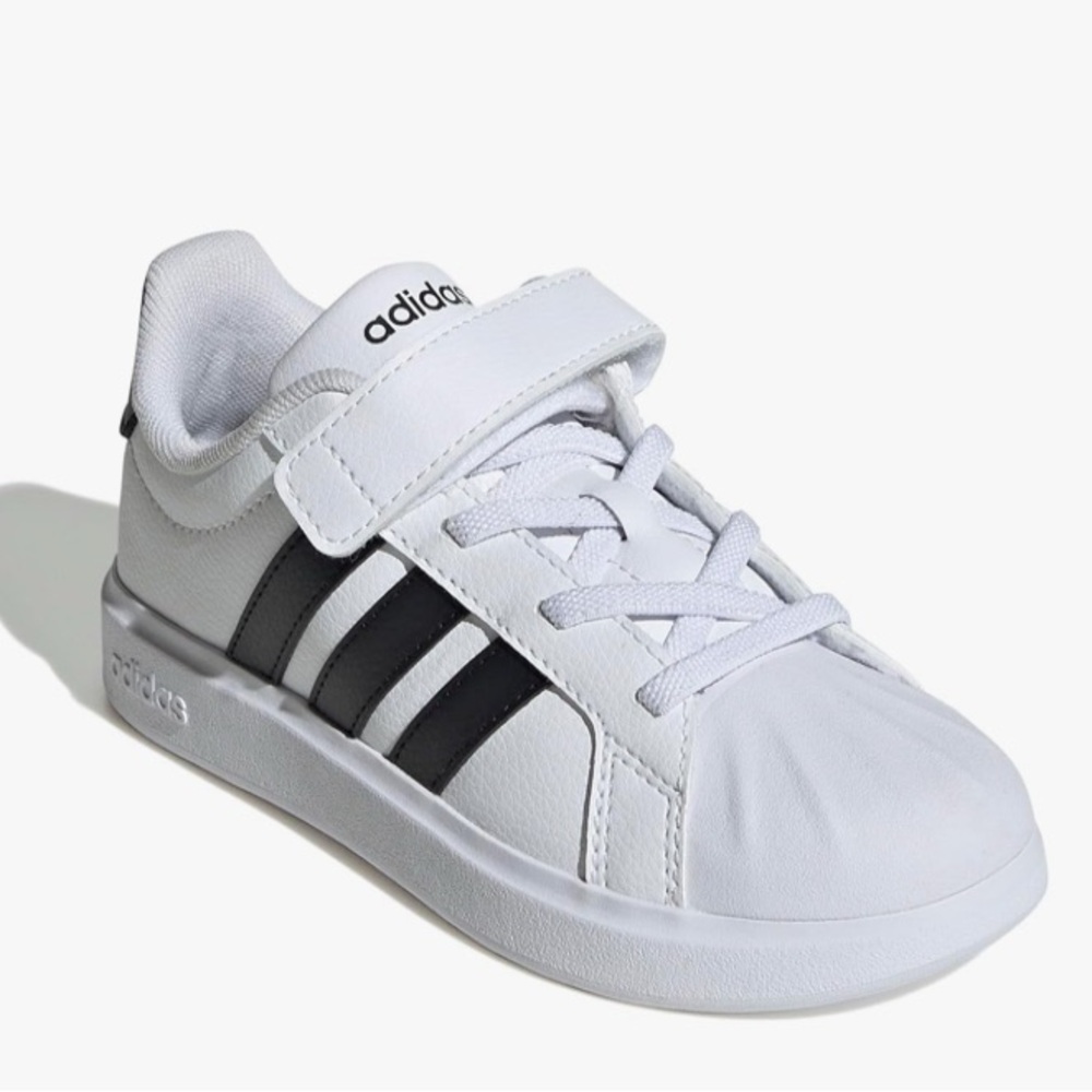Adidas Unisex-Child Streettalk Elastic Lace & Strap Sneaker